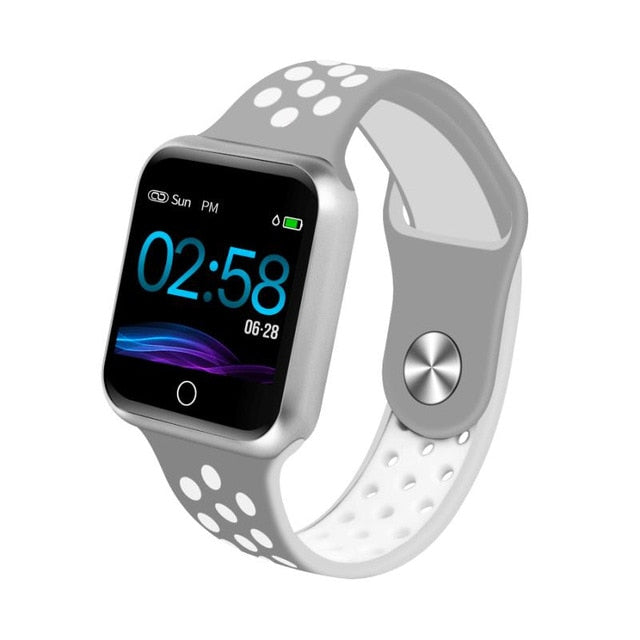 Waterproof+Heart Rate+Blood Pressure+Bluetooth Smartwatch+Apple+Android Phone