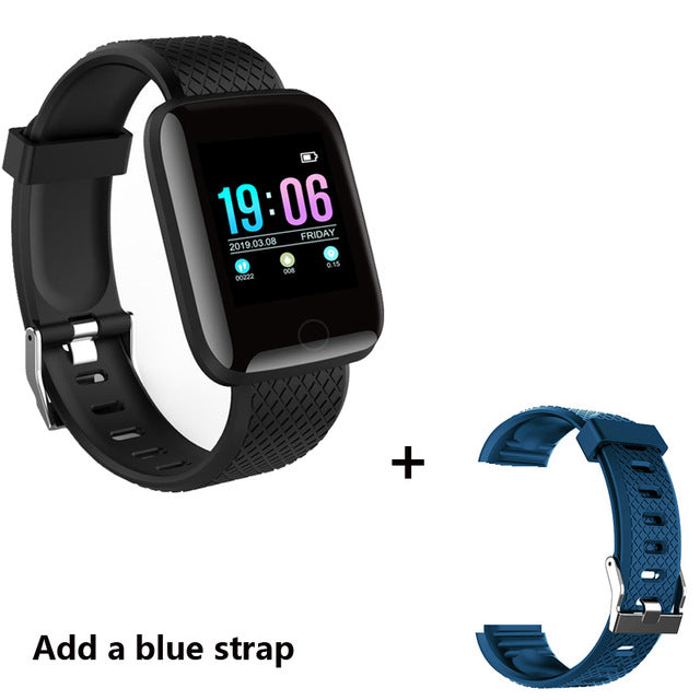 Men Blood Pressure+Heart Rate Monitor+ Fitness Tracker Watch+r Android IOS
