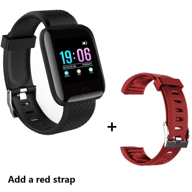 Men Blood Pressure+Heart Rate Monitor+ Fitness Tracker Watch+r Android IOS