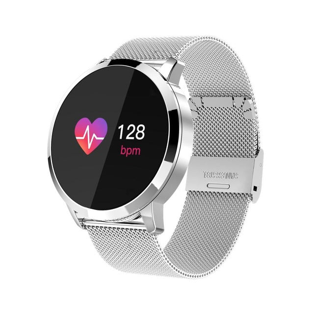 "CYUC Q8" OLED Color Screen+Fitness Tracker+Heart Rate+Blood Pressure