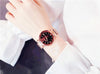 Image of Ulzzang Luxury+Crystal Star Sky+ Purple Lady Steel Strap+Magnetic Buckle Bracelet Watch