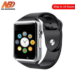 "NO-BORDERS" Wrist Watch Bluetooth + Sport Pedometer With SIM Camera Watch