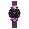 Image of Luxury Watches Steel+Strip Magnetic Starry Sky Watch+Gift Ladies Quartz Wristwatch