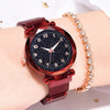 Image of Luxury Women Watches Magnetic Starry Sky Female Clock Quartz Wristwatch Fashion Ladies Wrist Watch reloj mujer relogio feminino