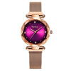 Image of Luxury Rose Gold Women Watches Fashion Diamond Ladies Starry Sky Magnet Watch Waterproof Female Wristwatch For Gift Clock 2019