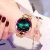 Image of Luxury Rose Gold Women Watches Fashion Diamond Ladies Starry Sky Magnet Watch Waterproof Female Wristwatch For Gift Clock 2019