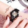 Image of Diamond Rose Gold+Sky Magnetic Watch+Casual Mesh Steel Rhinestone