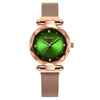 Image of Diamond Rose Gold+Sky Magnetic Watch+Casual Mesh Steel Rhinestone