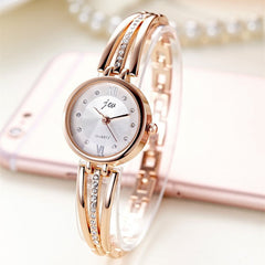 Rhinestone Watches+Luxury Brand Stainless Steel Bracelet+Quartz Dress Watches+reloj mujer Clock