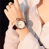 Image of Polygonal dial design watches+luxury fashion dress quartz+white ladies leather wristwatch