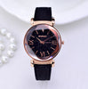 Image of Gogoey Brand+Rose+Gold+Leather Watches + reloj mujer go4417