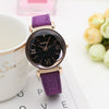 Image of Gogoey Brand+Rose+Gold+Leather Watches + reloj mujer go4417