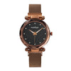 Image of Diamond Rose Gold+Sky Magnetic Watch+Casual Mesh Steel Rhinestone