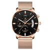 Image of NIBOSI Men Watch Chronograph+Top Brand Luxury+Waterproof Full Steel Quartz Gold Clock