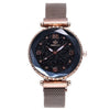 Image of Luxury Starry Sky Watches+ Rose Gold+Mesh Magnet Buckle +Wristwatch Clock