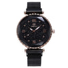 Image of Luxury Starry Sky Watches+ Rose Gold+Mesh Magnet Buckle +Wristwatch Clock