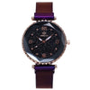 Image of Luxury Starry Sky Watches+ Rose Gold+Mesh Magnet Buckle +Wristwatch Clock