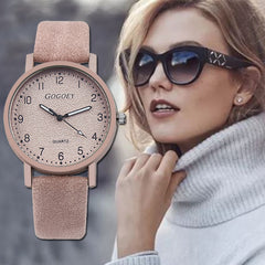 Gogoey Watches+Fashion Ladies Watches +Bracelet Relogio Feminino Clock Gift